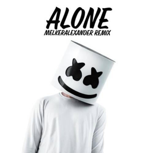 Marshmello Alone Poster